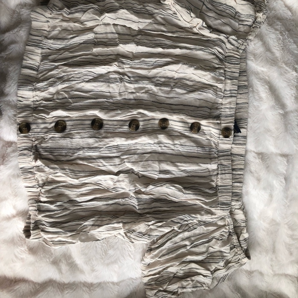 Cropped off the shoulder blouse